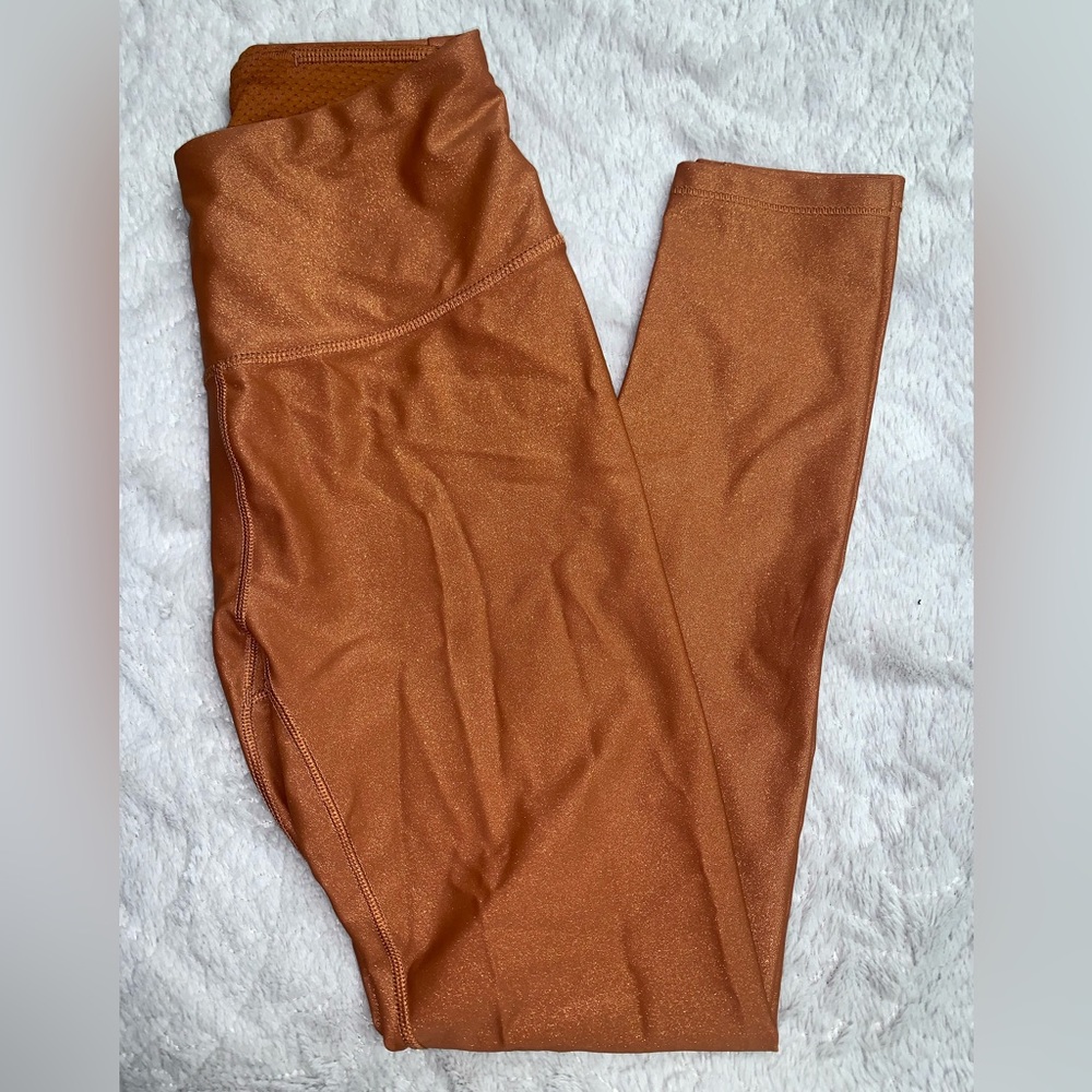 Carrie Underwood Orange Sparkly Leggings
